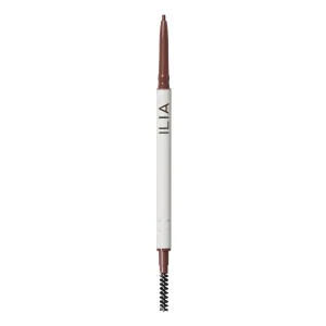 ILIA - In Full Micro-Tip Brow Pencil with Spoolie | Buildable Pigment, Fade-Resistant | Safe for Sensitive Eyes, Fragrance   Silicone-Free | Non-Toxic, Vegan, Cruelty-Free, Clean Makeup (Auburn)