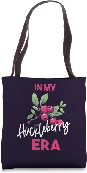 In My Huckleberry Era Funny Berry Picking Meme Montana Jam Tote Bag