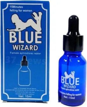 Jodie Original Blue Wizard Female Aphrodisiac Sex Liquid Drops for Women Enhancement - 15ml