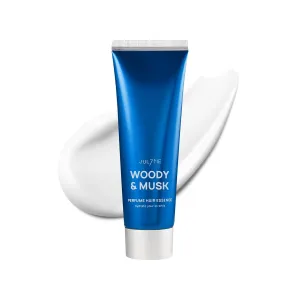 JULYME Hair Essence 2.7 fl.oz | Luxury Scented Hair Cream | Moisturizing Korean Hair Treatment with Long Lasting Woody & Musk Fragrance