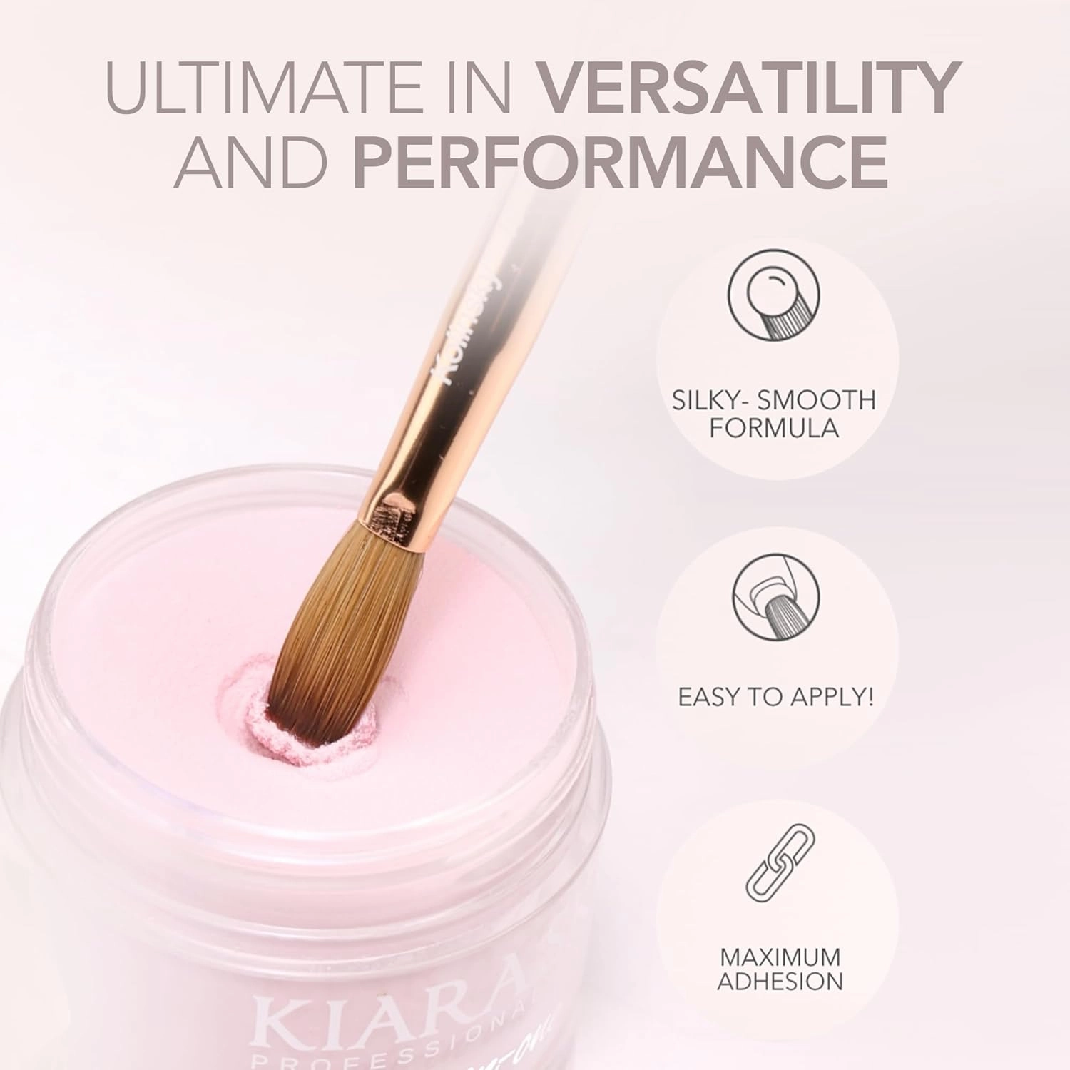 Kiara Sky All-In-One Acrylic Nail Powder | Multi-Use Dip & Acrylic Powder | Sculpting, Overlay & Dipping 2 oz, Ultraviolet