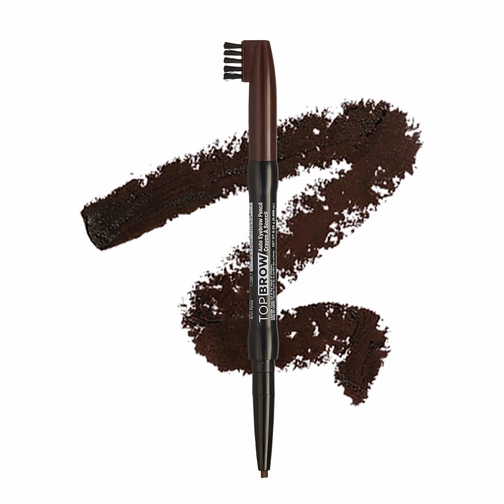 Kiss top brow auto pencil. Dark Brown. KBAP05