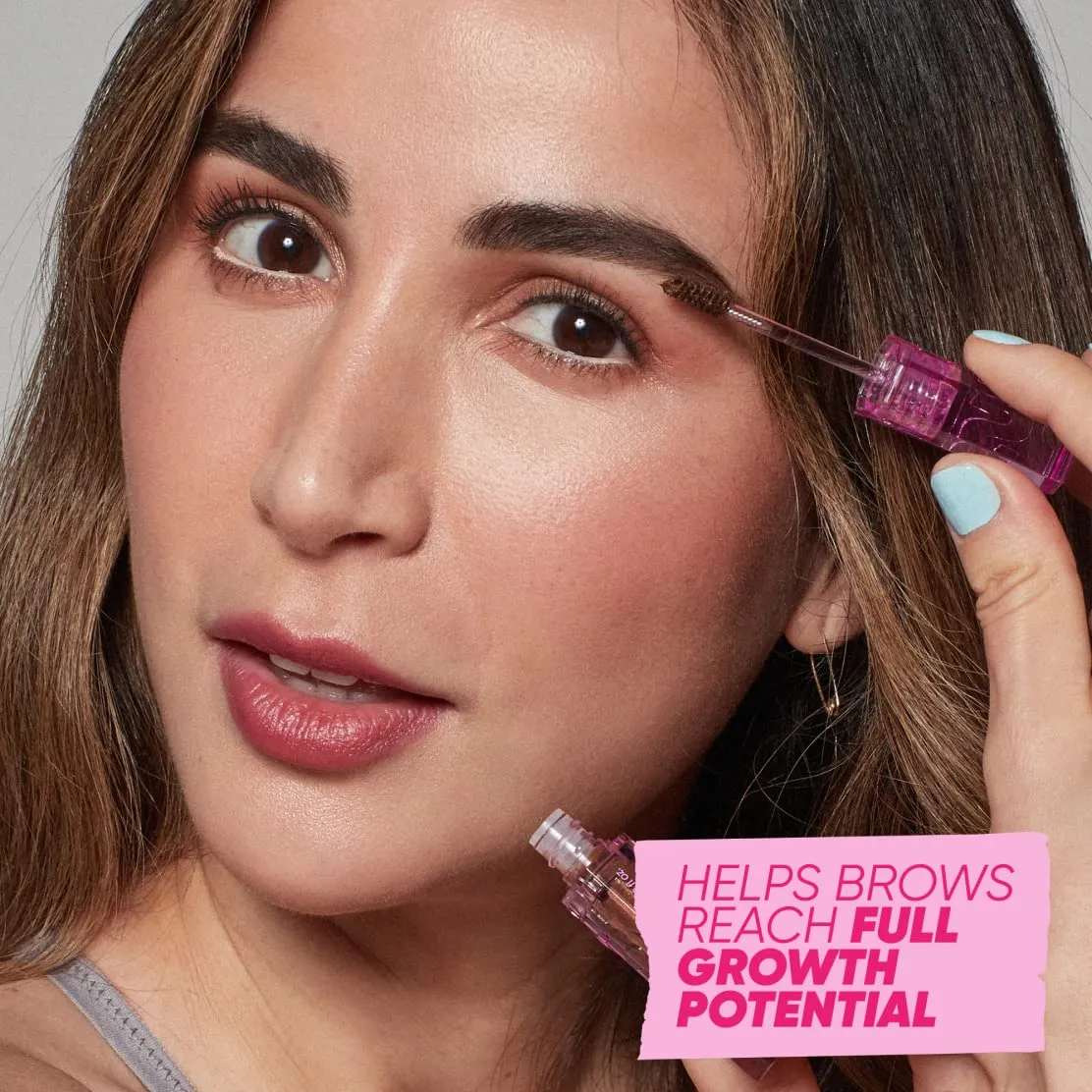 Kosas Air Brow Tinted Gel with Clean, Vegan Ingredients for Fluffy, Full and Healthy Brows, Longwear (Dark Brown)