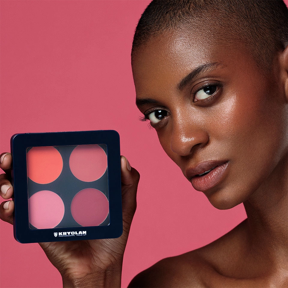 Kryolan Cream Blush Palette 4 Colours 05024/00