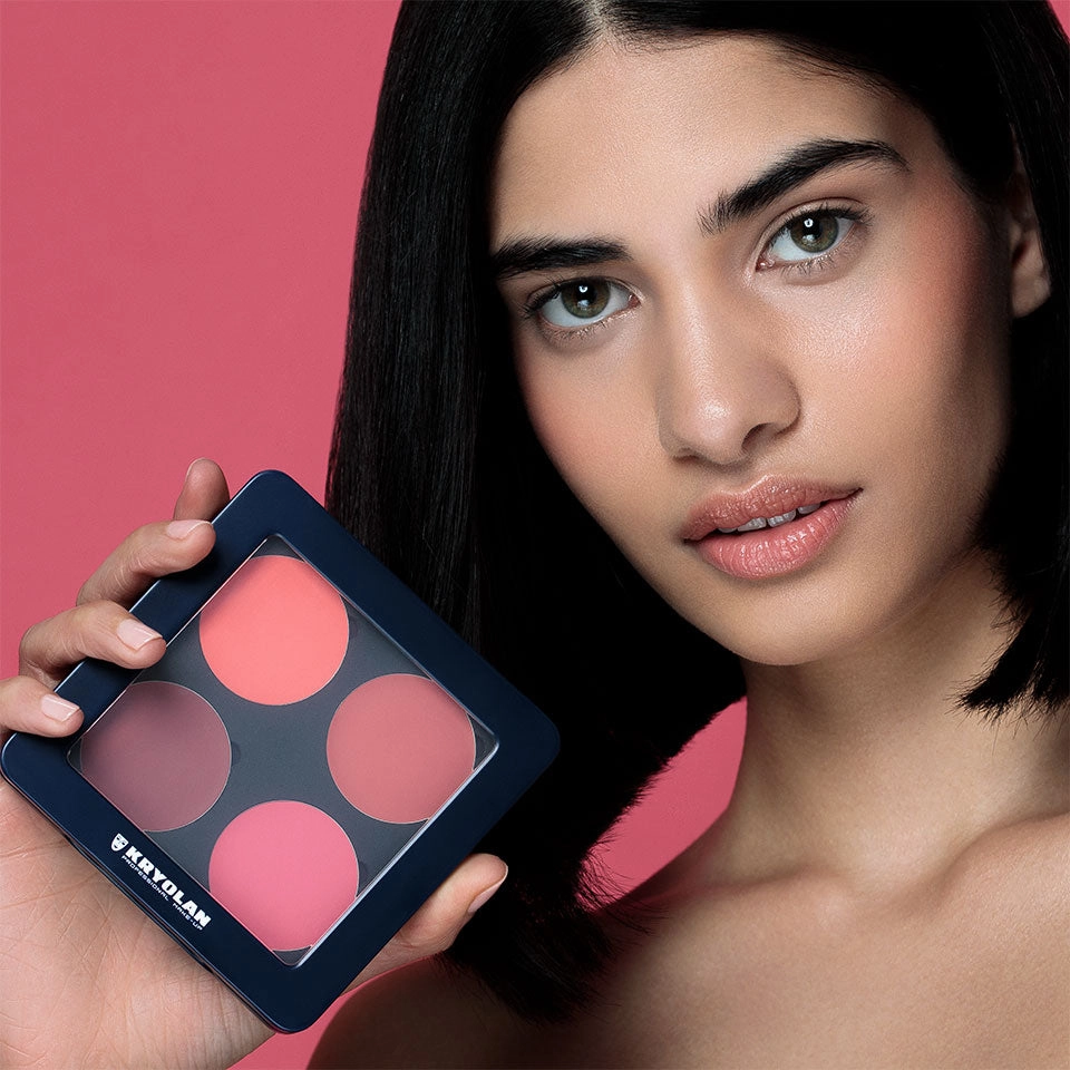 Kryolan Cream Blush Palette 4 Colours 05024/00