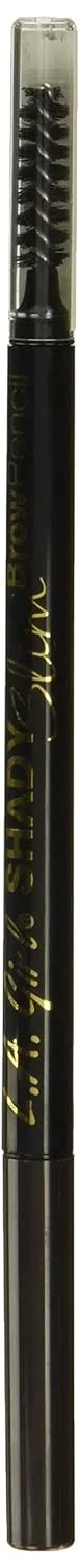 L.A. Girl Shady Slim Brow Pencil, Blackest Brown, 0.003 oz(Pack of 3)