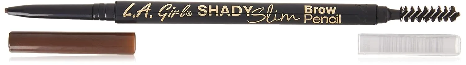 L.A. Girl Shady Slim Brow Pencil, Medium Brown GB356 (Pack of 3)
