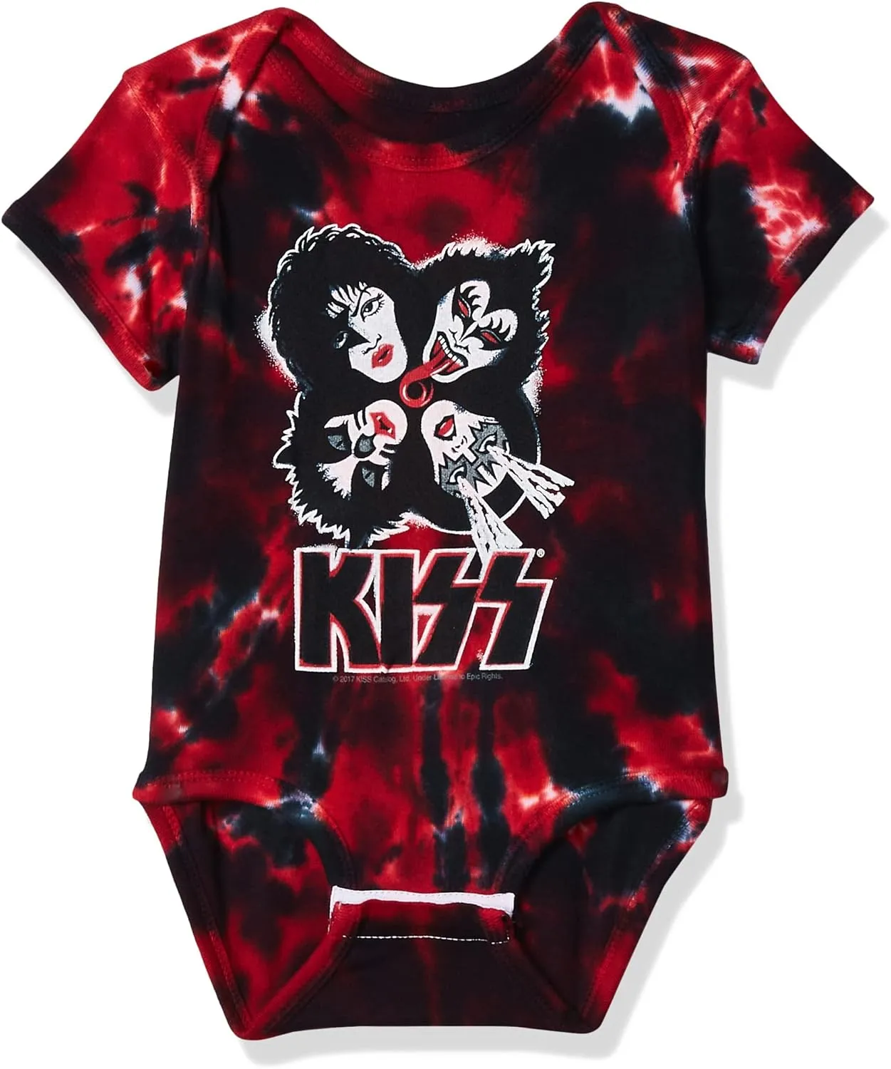 Liquid Blue baby-boys Kiss Faces Burst Onesie
