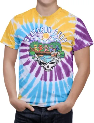 Liquid Blue Grateful Dead Trail Walk Tie-Dye T-Shirt 3XL