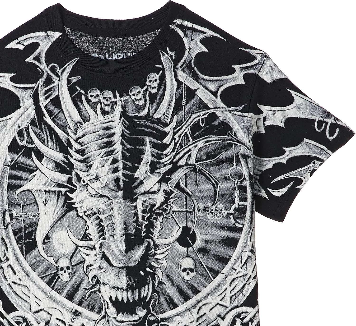 Liquid Blue Men's Plus-Size Dragon Catcher T-Shirt