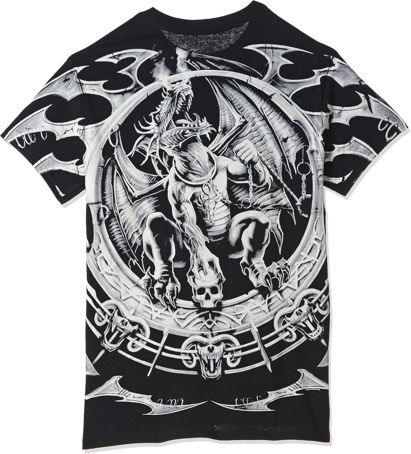 Liquid Blue Men's Plus-Size Dragon Catcher T-Shirt