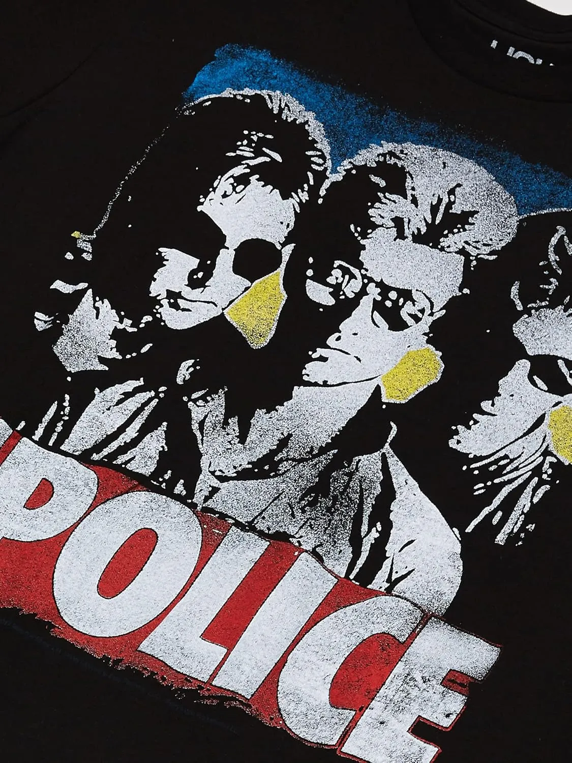 Liquid Blue Men's Standard The Police Greatest Hits Short Sleeve T-Shirt