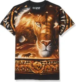 Liquid Blue Men's Tribal Lion T-Shirt