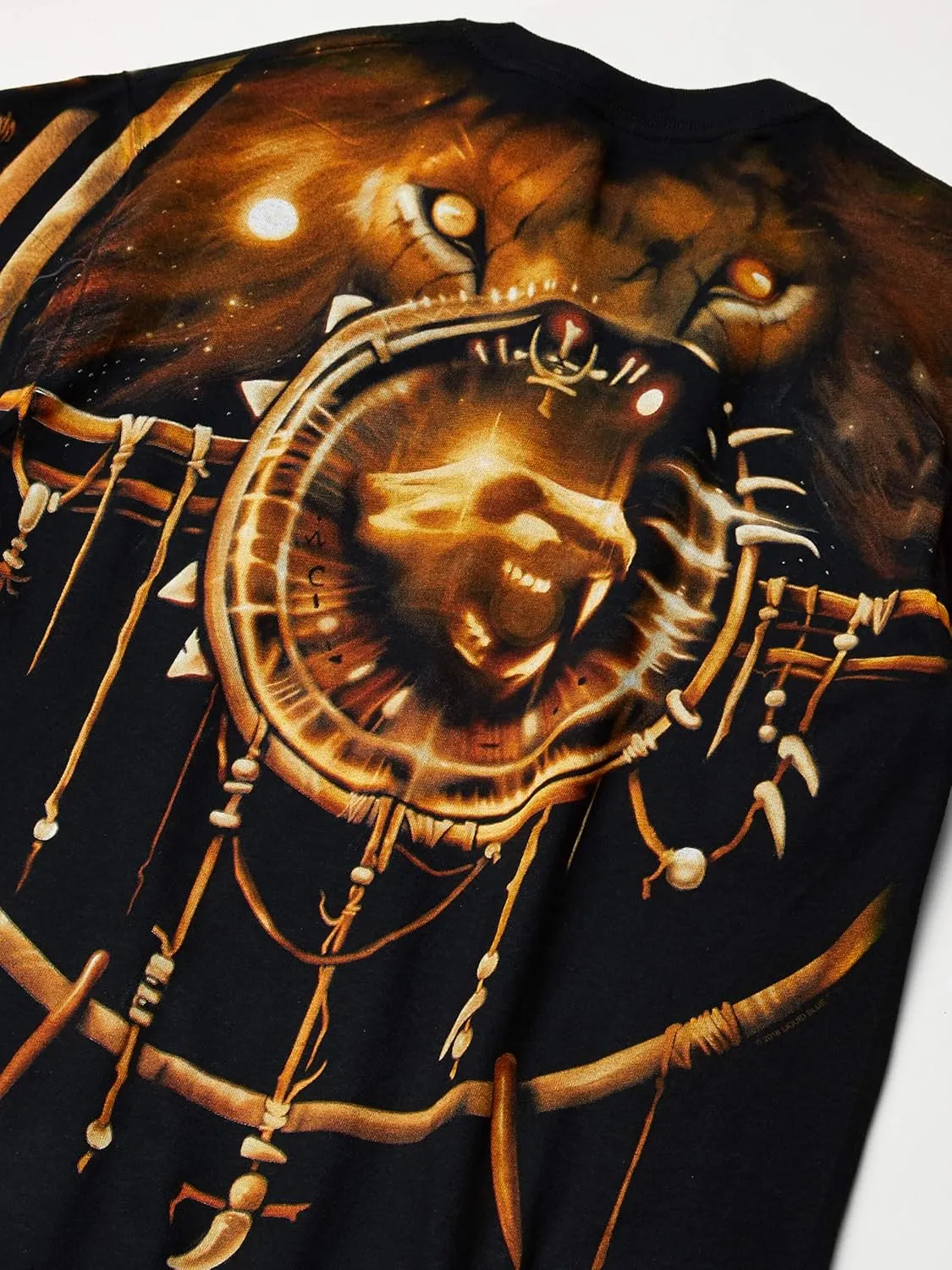 Liquid Blue Men's Tribal Lion T-Shirt