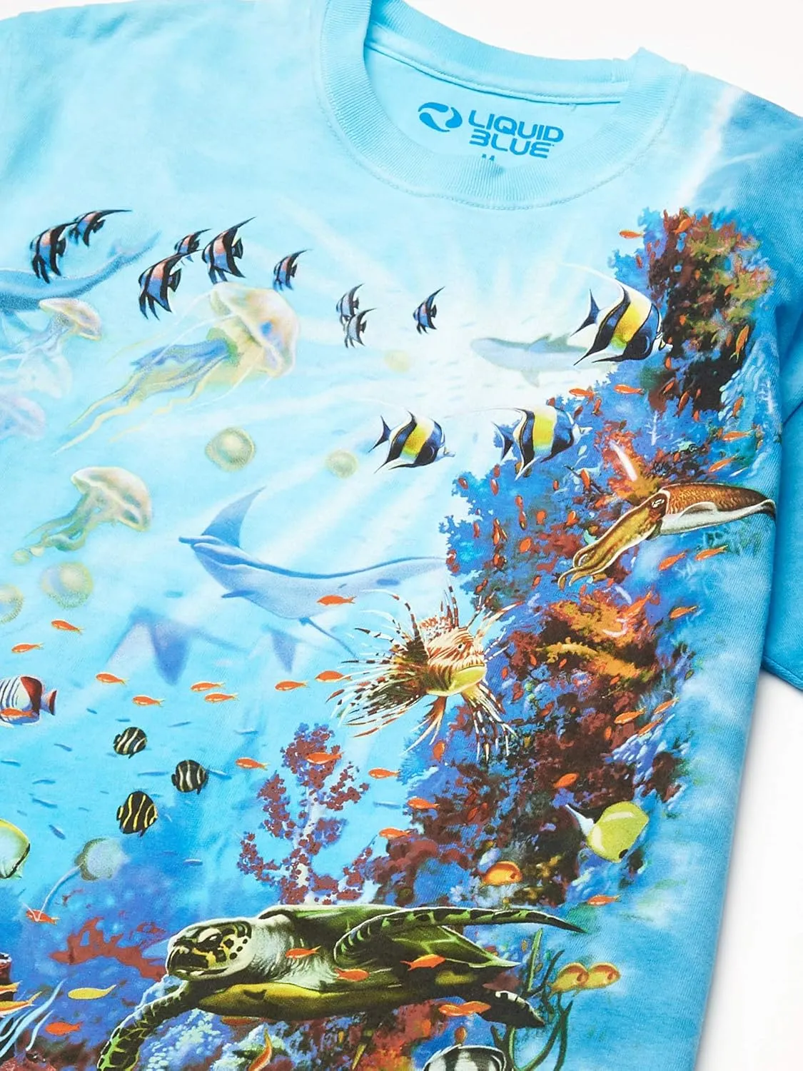 Liquid Blue Men's Tropical Reef T-Shirt