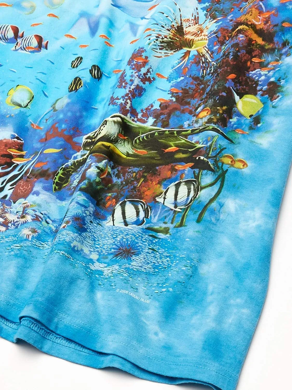 Liquid Blue Men's Tropical Reef T-Shirt