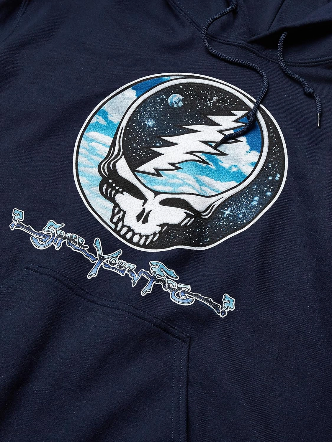 Liquid Blue Men's Sky Space SYF Hood Sweatshirt