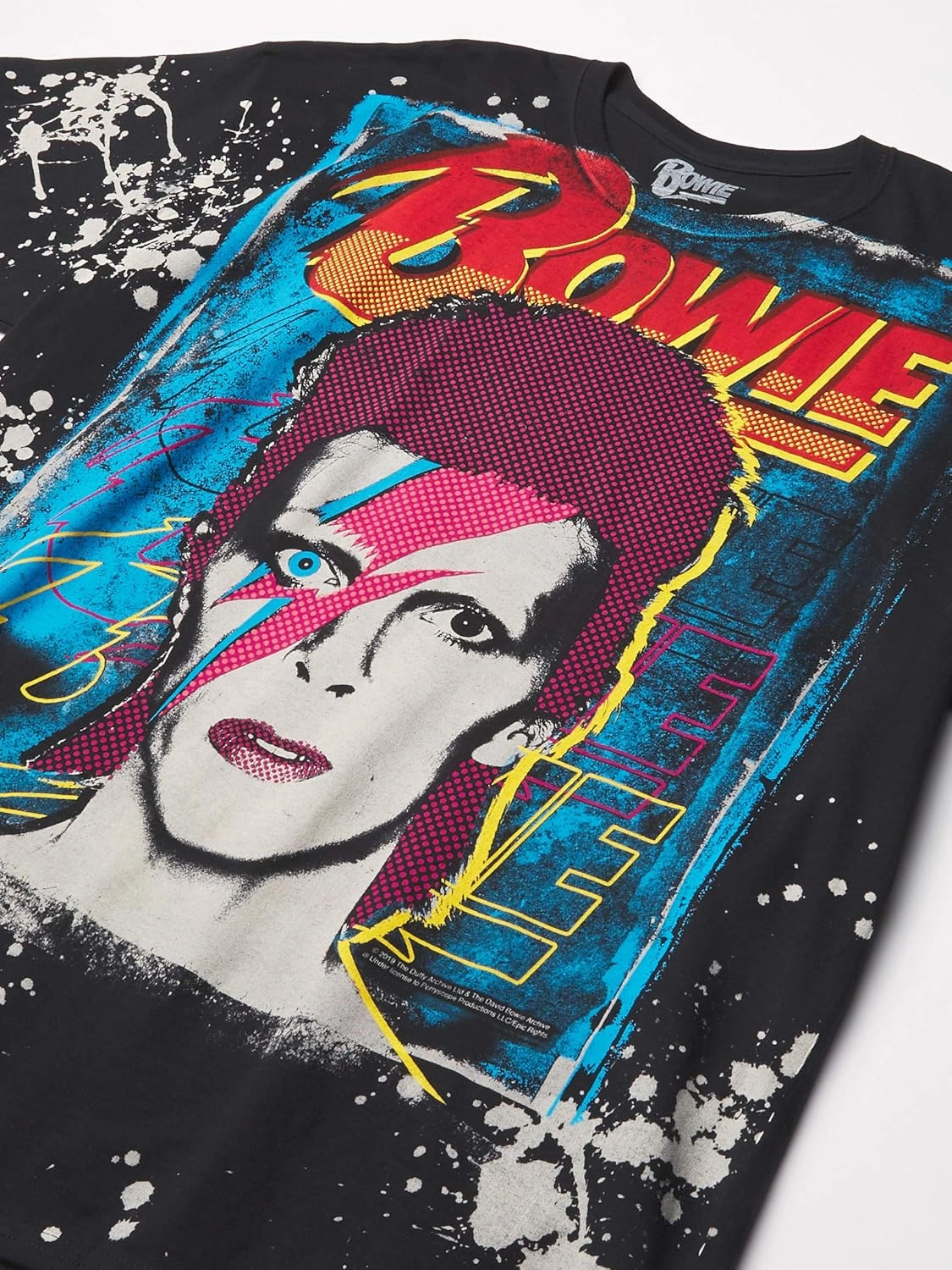 Liquid Blue Unisex-Adult Standard David Bowie Ziggy Havoc T-Shirt