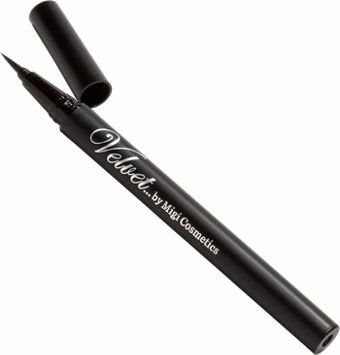 Liquid Eyeliner. VELVET ALL DAY WATERPROOF Liquid Eye Liner PENS. Smudge Proof. Multiple Colors to Choose from. (3 pack) (Mocha Brown)