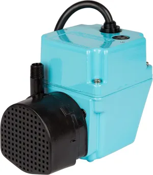 Little Giant 2E-N 300 GPH 115-Volt Manual Oil Filled Submersible Aluminum Direct Drive Submersible Pump, Blue, 502103