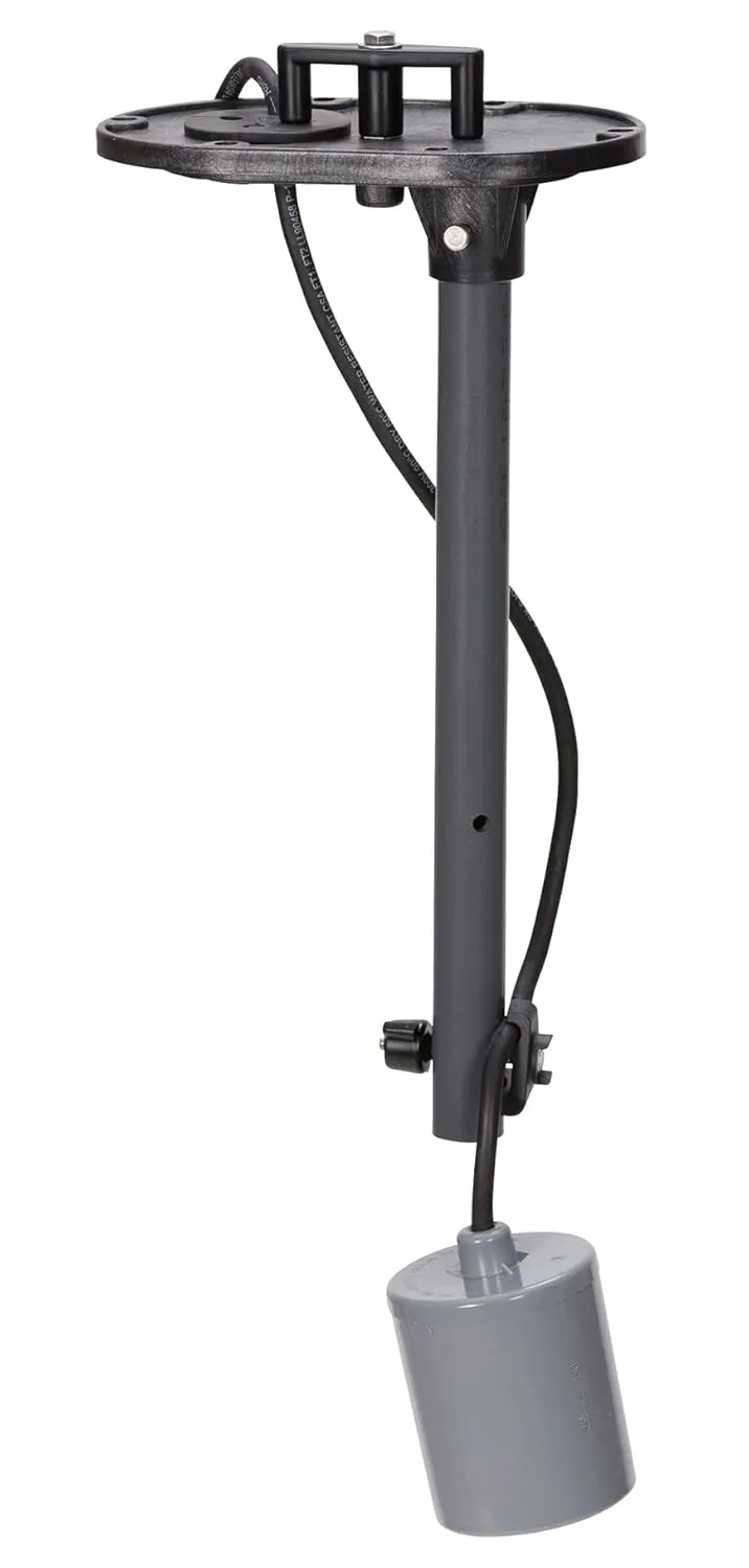 Little Giant 9JF3V2D Pit Plus JR Sewage Basin System with 115-Volt, 4/10 HP, 6000 GPH 9SC-CIM Sewage Pump, Float Switch with 20-Ft. Cord, 3-inch Vent, 2-inch Discharge, Green/Blue/Black, 509679