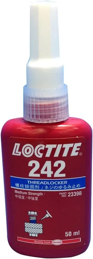 Loctite 242 Threadlocker - Blue Liquid 1.69oz Bottle
