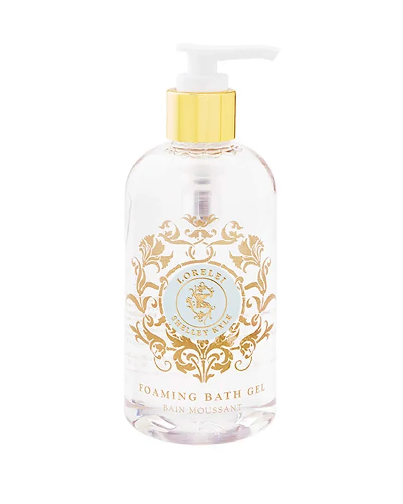 Lorelei Complete Gift Set, Includes Hydrating Body Lotion, Foaming Bath Gel, and Perfume, Packaged in Beautiful Cream and Gold Gift Box with Ribbon