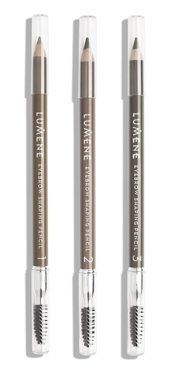 Lumene Eyebrow Shaping Pencil with Brush 1.08 g / 0.04 OZ. (2 Brown)