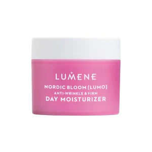 Lumene Nordic Bloom [Lumo] Anti-Wrinkle & Firm Day Moisturizer - Anti Aging Cream for Visibly Firm, Radiant & Smooth Skin - Formulated with Pre-Retinol Complex   Lingonberry Extract (1.7 oz)