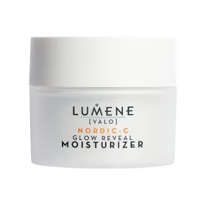 Lumene Nordic-C Glow Reveal Facial Moisturizer - Antioxidant-Rich Vitamin C Face Cream - Hydrating Hyaluronic Acid Moisturizer with Vitamin B3   B5 to Promote Radiant & Youthful Skin (1.7oz)