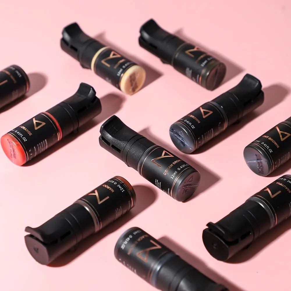 M Cosmetic LIQUID Pigment For Eyebrow Powder Brows, Nano Brow, Shading Permanent Makeup, Microblading - Machine Use - No Mixing - For Professionals Only -12ml (Light Brown)