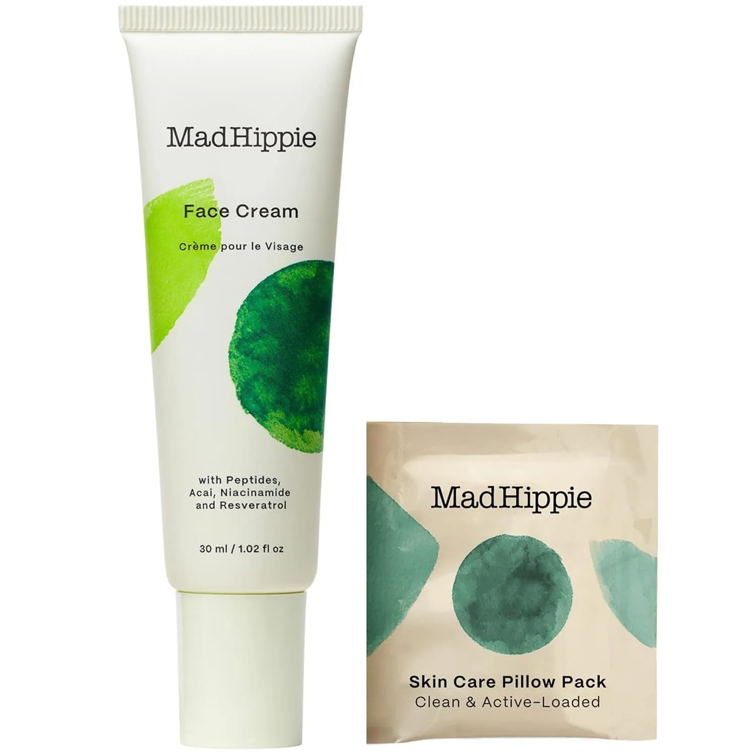 Mad Hippie Face Cream – Age-Defying Face Moisturizer & Skin Tightening Cream with Niacinamide, Advanced Peptides & Argan Oil (1.02 Oz)