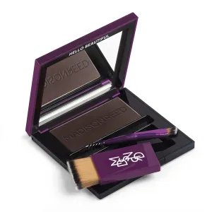 Madison Reed Root Touch Up   Brow Filler, Ombra Dark Brown, Instant Gray Coverage, Fills in Brows & Thinning Hairlines, Temporary Concealing Powder, 0.13 oz (60 uses)