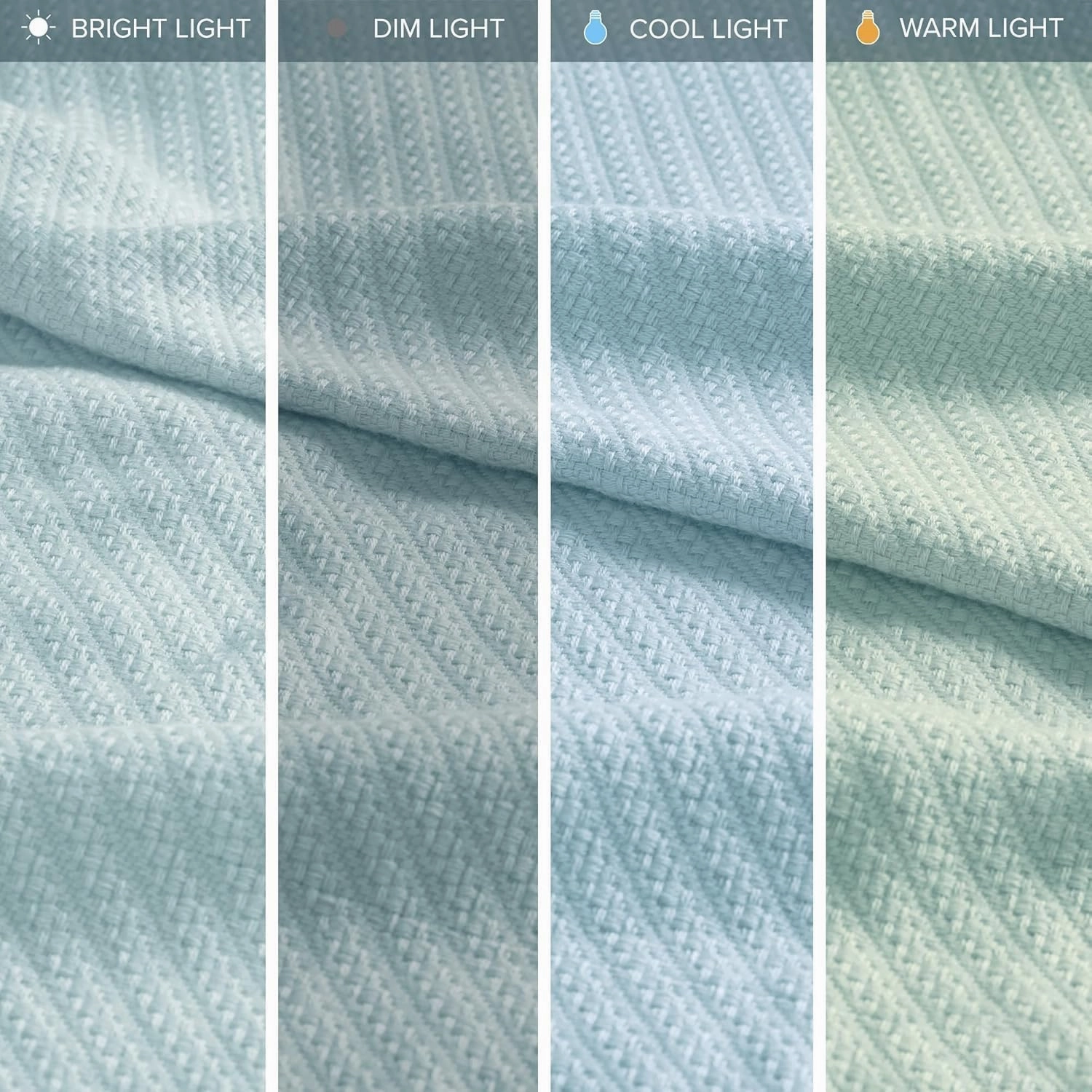 Madison Park Liquid Cotton Luxury Blanket Premium Soft Cozy 100% Ring Spun Cotton For Bed , Couch or Sofa, King, Light Blue