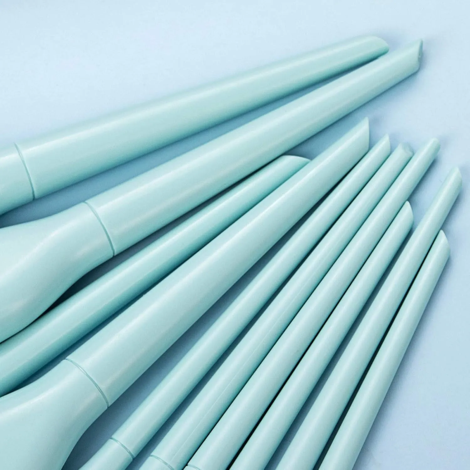 Make Brushes Cosmetic Eyeliner 10PCS Concealer Eyebrow Foundation Up Brush Makeup Products(Blue,One Size)