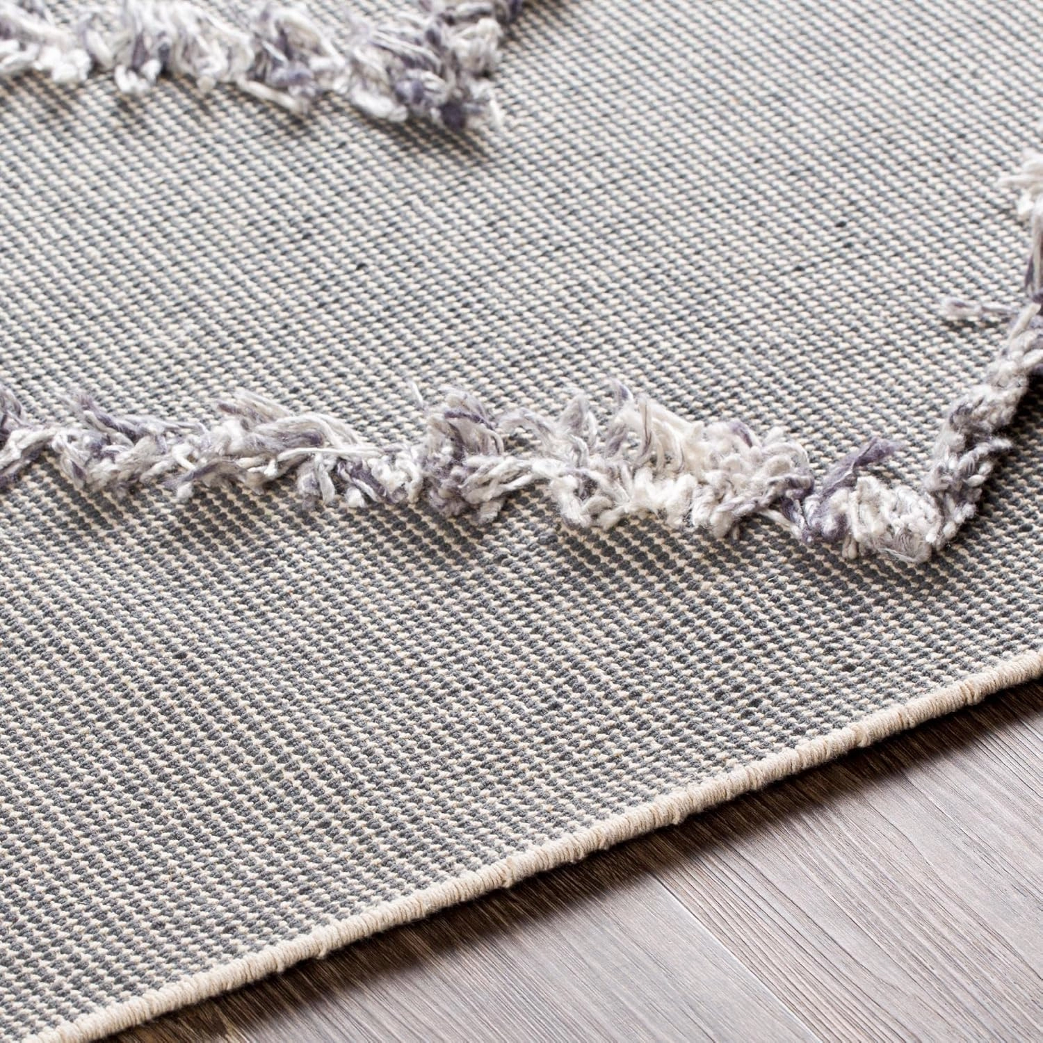 Mark&Day Area Rugs, 8x10 Overheek Global Grey Area Rug, Blue White Grey Carpet for Living Room, Bedroom or Kitchen (8' x 10')