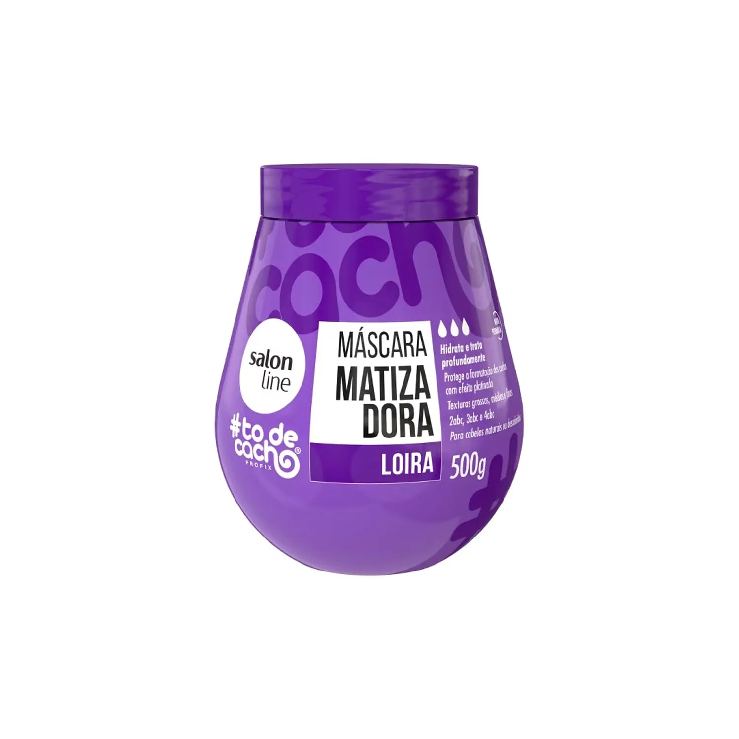 Mascara Matizadora Purple Toner Hair Mask #todecacho Salon Line