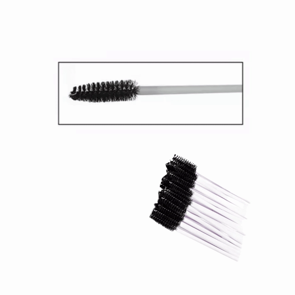 Matte Disposable Eyebrow Brush / Mascara Wand / Spoolies with Tube
