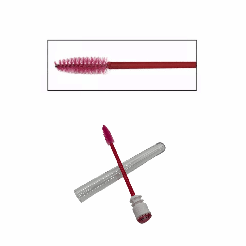 Matte Disposable Eyebrow Brush / Mascara Wand / Spoolies with Tube