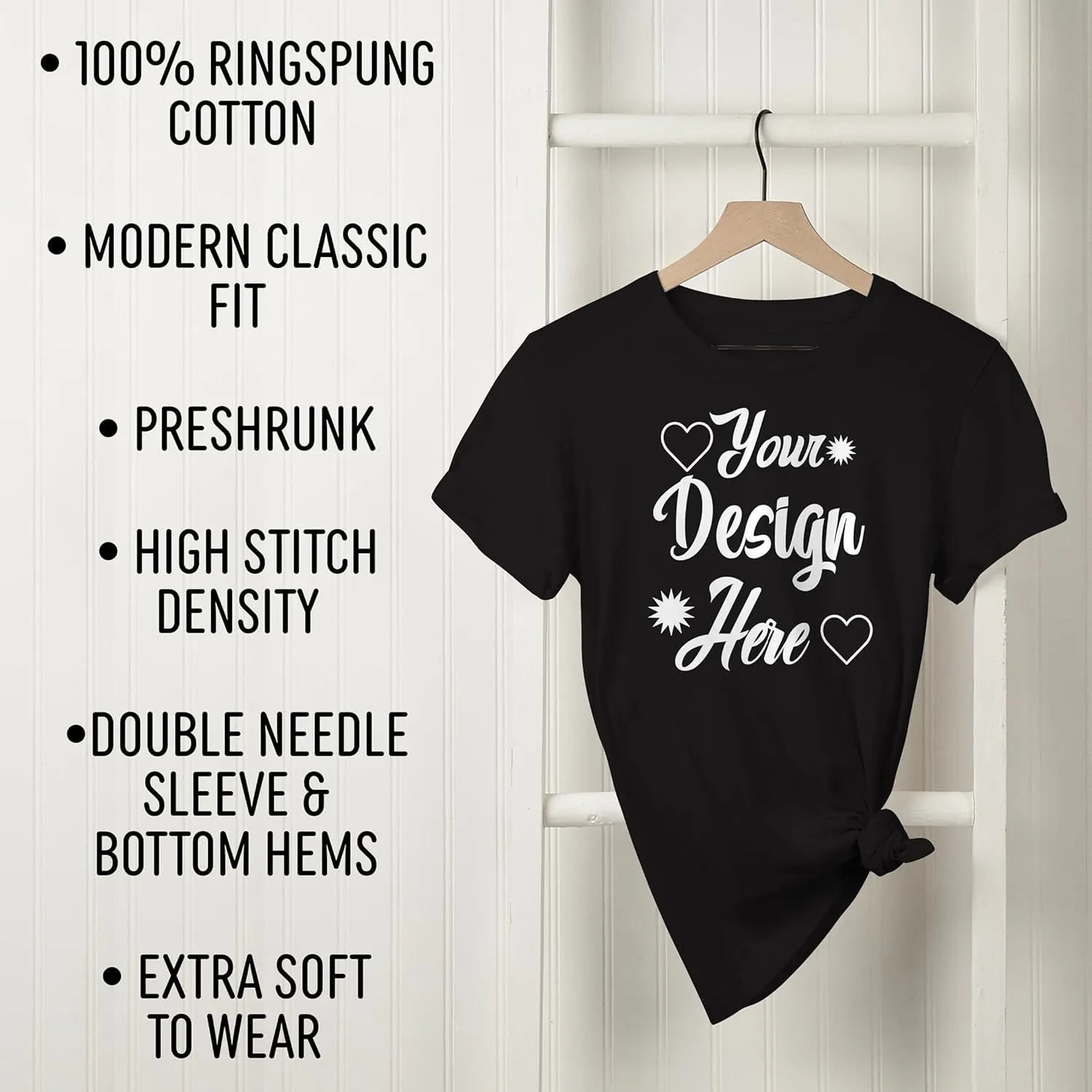May Your Coffee Be Hot and Eyeliner Even, Makeup Graphic Tshirt & Decor - Navy Blue T-Shirt, 2XL