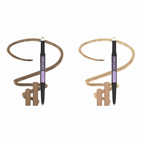 Maybelline Express Brow 2-In-1 Blonde & Light Blonde Pencil and Powder Eyebrow Makeup, 1 Count Each