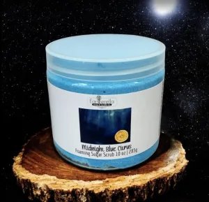 MIDNIGHT BLUE CITRUS Exfoliating Foaming Sugar Body Scrub, 10 oz jar
