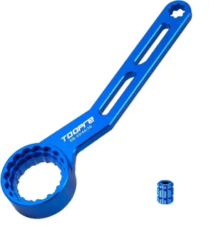 Mimoke 6-in-1 Bicycle Bottom Bracket Tool 12/16-Notch for Hollowtech II - Multifunctional BB Wrench for BBR60/BB80/BB51/PF30
