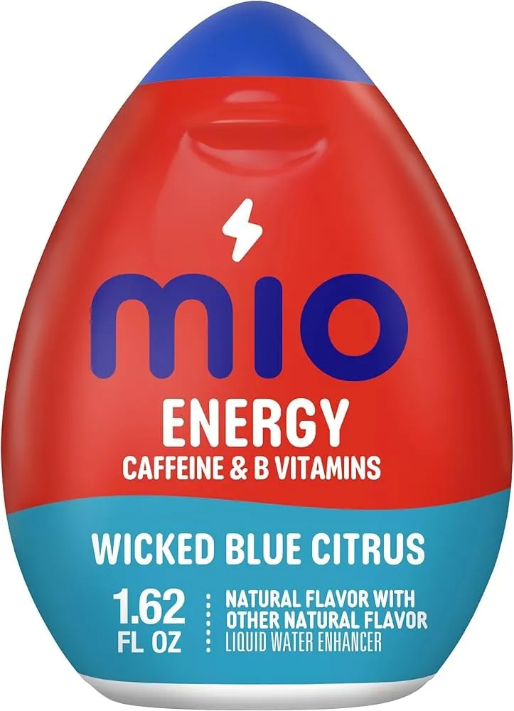 MiO Energy Liquid Flavor Enhancer with Caffeine and B Vitamins - 3 pack brought by Southwind Enterprises (Wicked Blue Citrus)