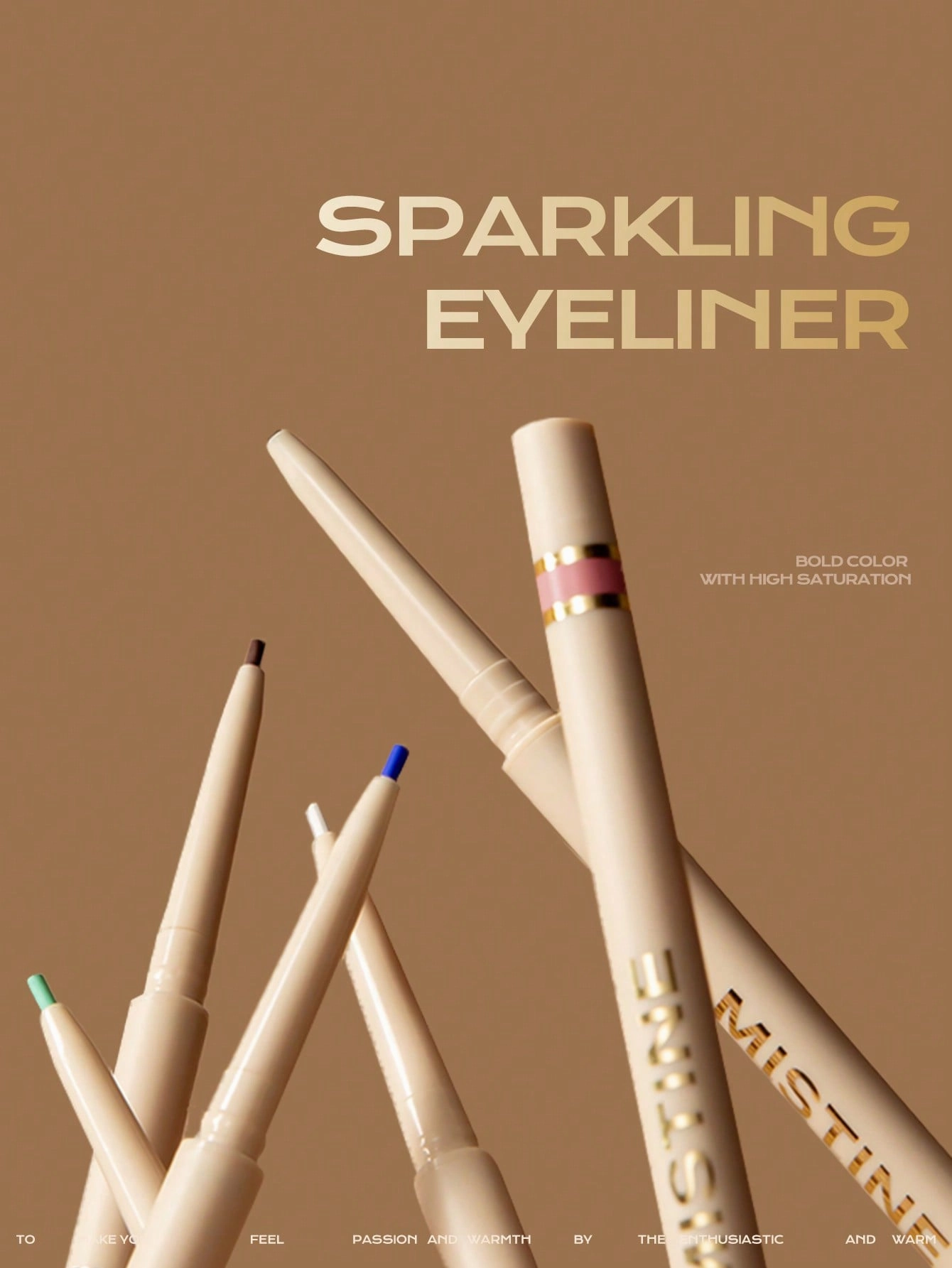 MISTINE Pencil Eyeliner, Super Stay Eye Makeup, Waterproof, Smudgeproof, Longwearing With Ultra-Fine Tip, 0.05g 1 Pack