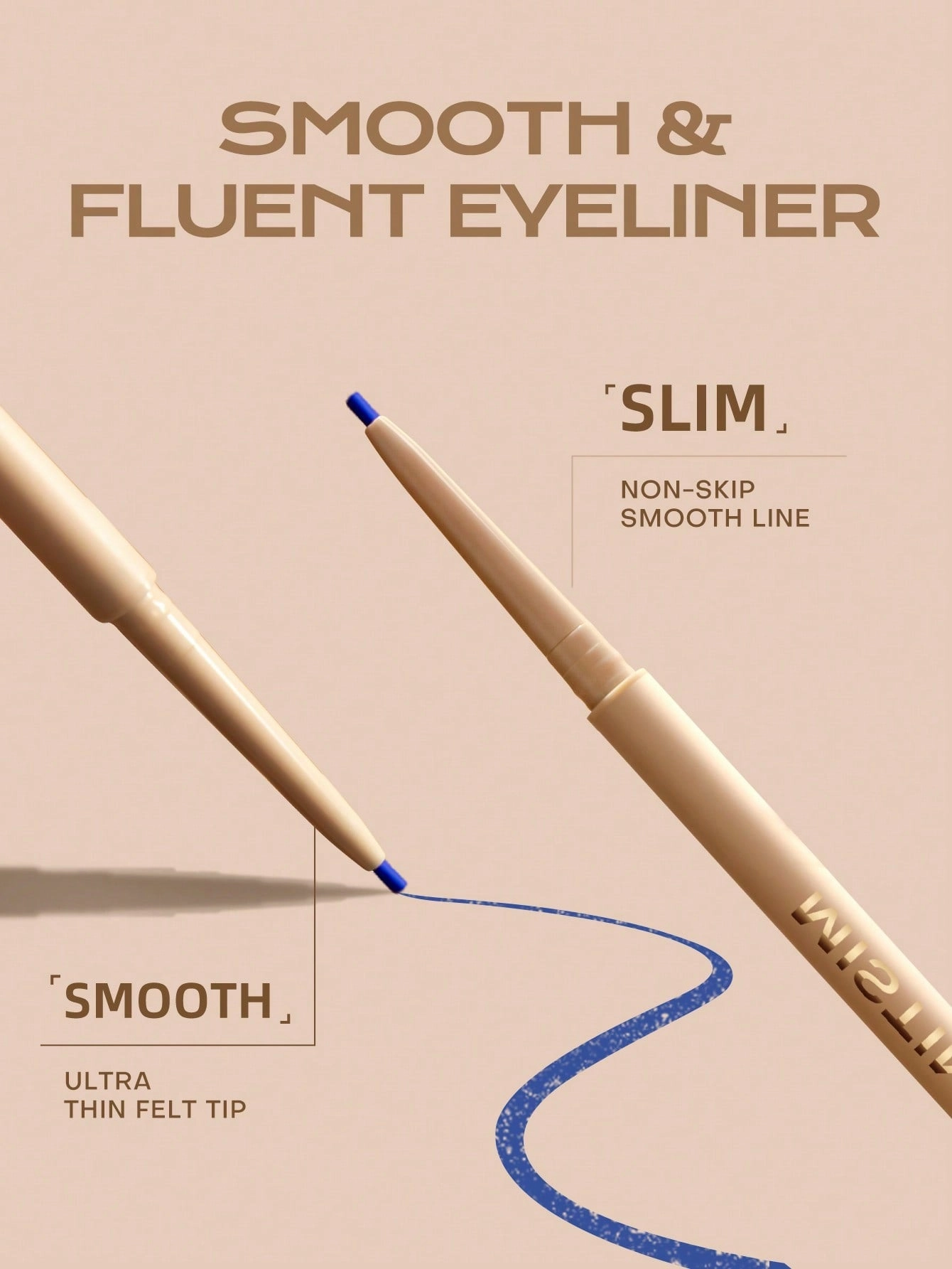 MISTINE Pencil Eyeliner, Super Stay Eye Makeup, Waterproof, Smudgeproof, Longwearing With Ultra-Fine Tip, 0.05g 1 Pack