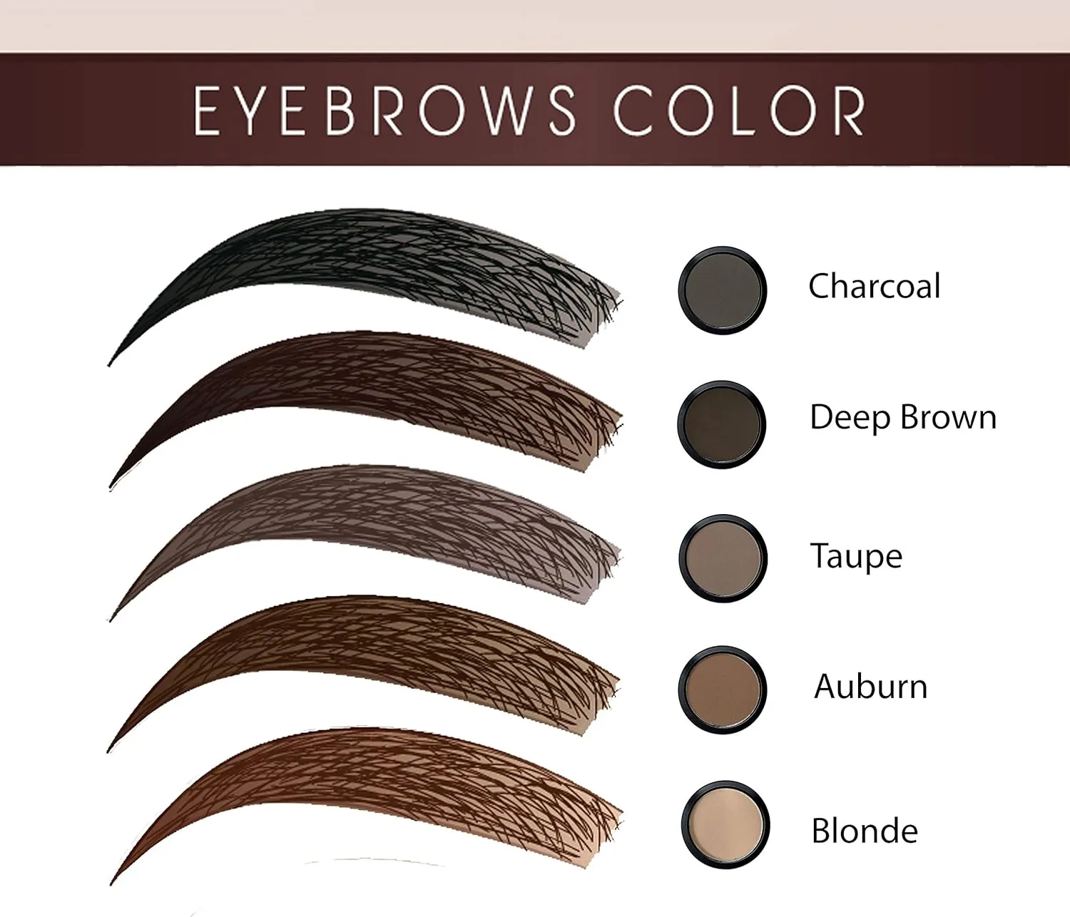 Mom's Secret 100% Natural Eyebrow, Organic, Vegan, Eyebrow Powder, Gluten Free, Cruelty Free, Made in the USA, 2.5 g. (Deep Brown)