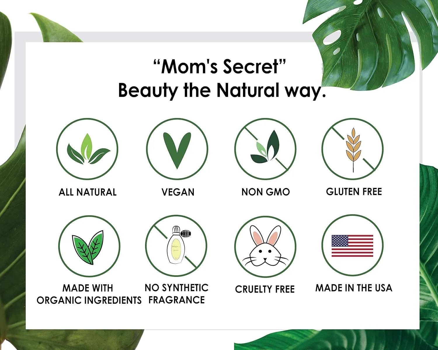 Mom's Secret 100% Natural Eyebrow, Organic, Vegan, Eyebrow Powder, Gluten Free, Cruelty Free, Made in the USA, 2.5 g. (Deep Brown)