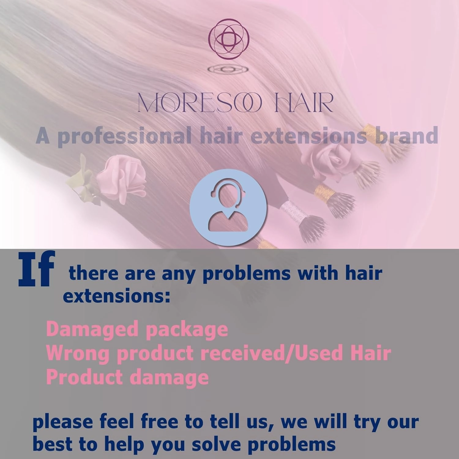 Moresoo Nano Tip Hair Extensions Real Human Hair Dark Brown Nano Ring Remy Hair Extensions Long Straight 20 inch 50g/50s