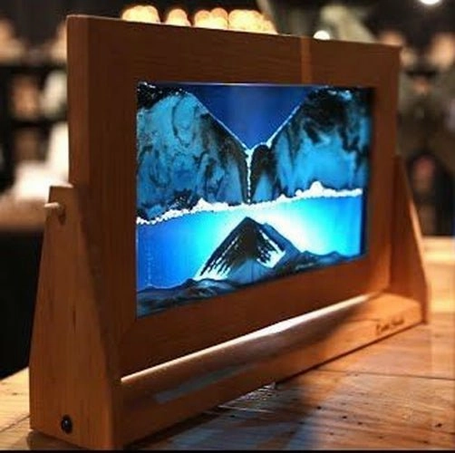 Moving Sand Art Pictures LARGE ALDER FRAMES 9''X12”